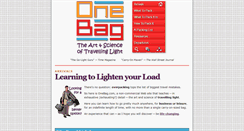 Desktop Screenshot of onebag.com